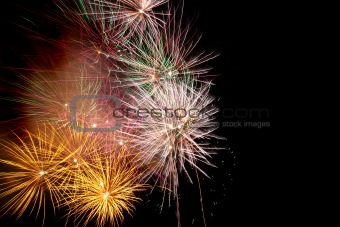 nice color fireworks