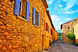 Village street in french Provence