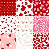 valentine heart seamless pattern