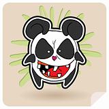 angry panda