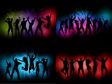 Party people backgrounds 