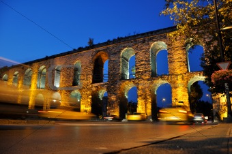 Valens Aqueduct in Istanbul.