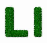 Grassy letter L