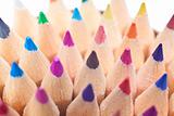Close Up Colored Pencils