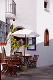 Andalusian terrace at spring