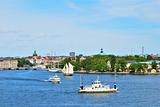Stockholm in a summer sunny day