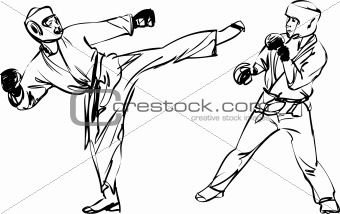 Karate Kyokushinkai  martial arts  sports