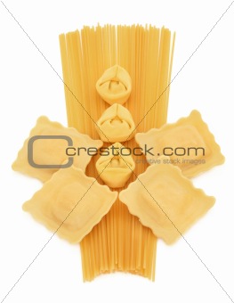 Spaghetti Tortellini and Ravioli Pasta
