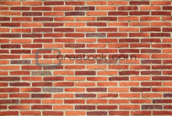 simple red brick wall background