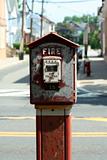 Old fire alarm box