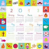 2013 calendar for kids