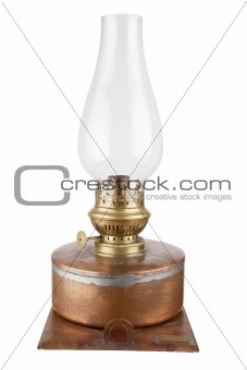antique kerosene lamp 