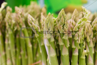  Close-up of asparagus stalks