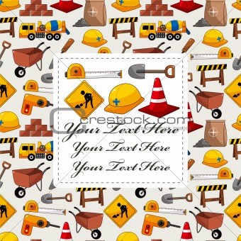 construction object card