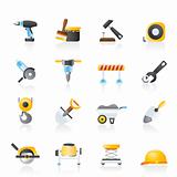 building and construction icons
