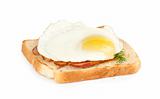 Breakfast. Eggs, bacon and toast