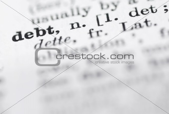 Debt Definition in English Dictionary.