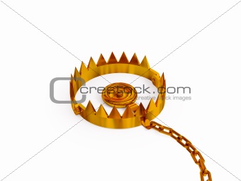 Trap with a chain