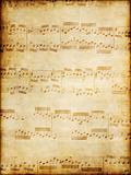 old music on parchment
