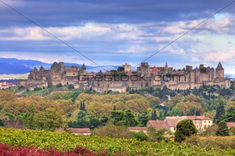 Carcassonne-fortified town