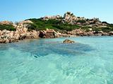 Landscape of Emerald Coast, Sardinia, Italy