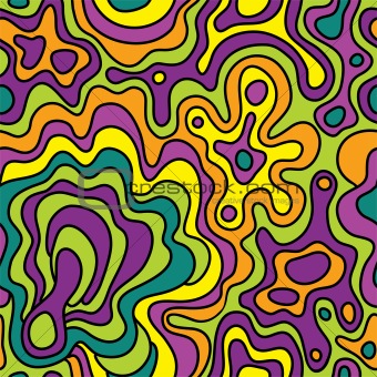  seamless  doodle hand-drawn pattern