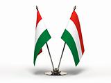 Miniature Flag of Hungary  (Isolated)