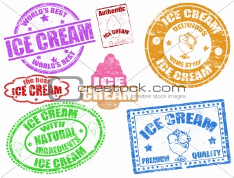 Ice cream stamps