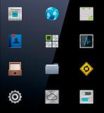 Vector mobile devices icons. Part 2