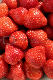 Strawberries, close view