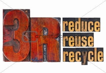 reduce, reuse, recycle - 3R concept
