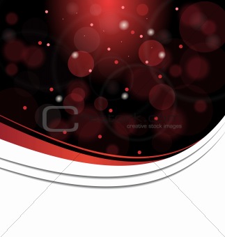 abstract background with transparent circles and emblem