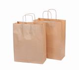Two ecological paper bags