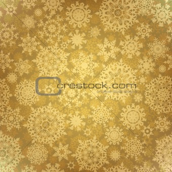 Christmas pattern snowflake, seamless. EPS 8