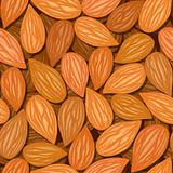 almonds seamless background