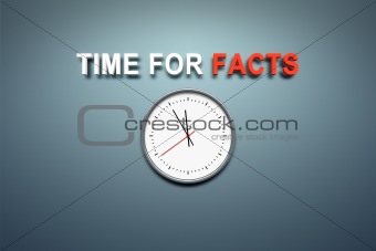 Time for facts at the wall