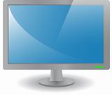 Grey desktop monitor