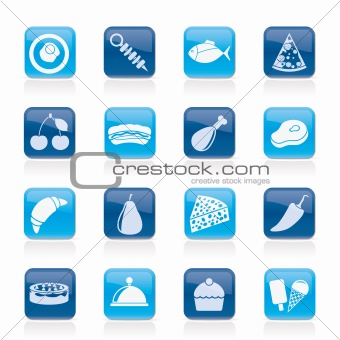 Different kind of food icons