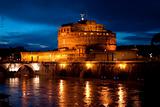 Castel Sant'Angelo at night, Rome, Italy