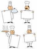 Chefs With Signs
