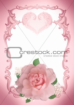 frame rose
