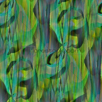 Greenish seamless relief abstract.