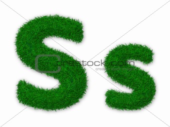 Grassy letter S