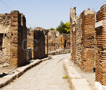 A Street In Pompeii