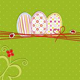 Easter holiday greeting card