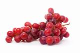 a bunch of juicy grape isolated over white