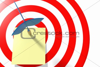 Target and paper for your text