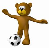 soccer teddy