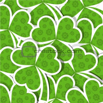 Template St. Patrick's day pattern, vector