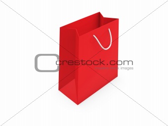 red shopping bag